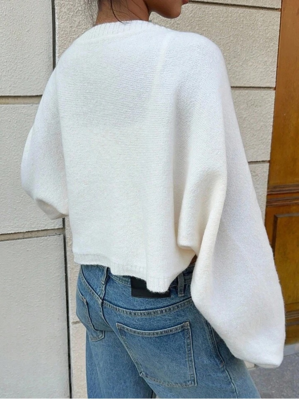White Ribbed One-Shoulder Tank Top - Women's - Picture 2 of 7